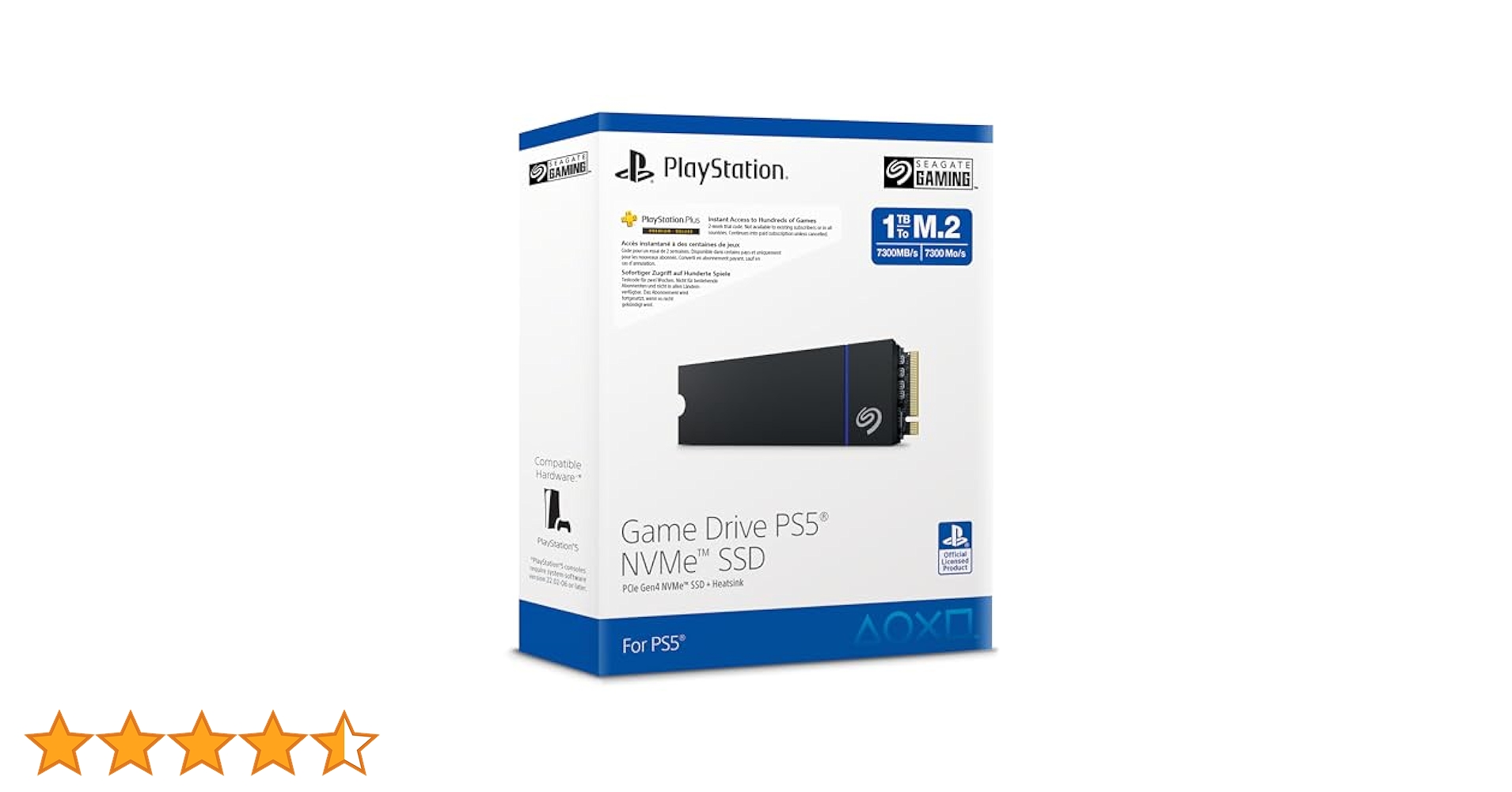 PS5対応 SSD 1TB Amazon | Seagate Game Drive M.2 SSD 1TB PS5対応限定デザイン